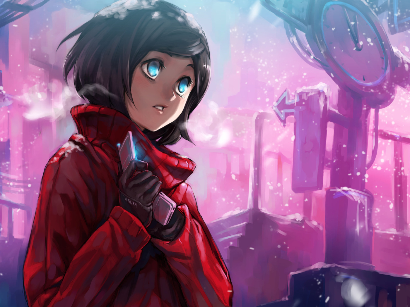 Девочка на улице