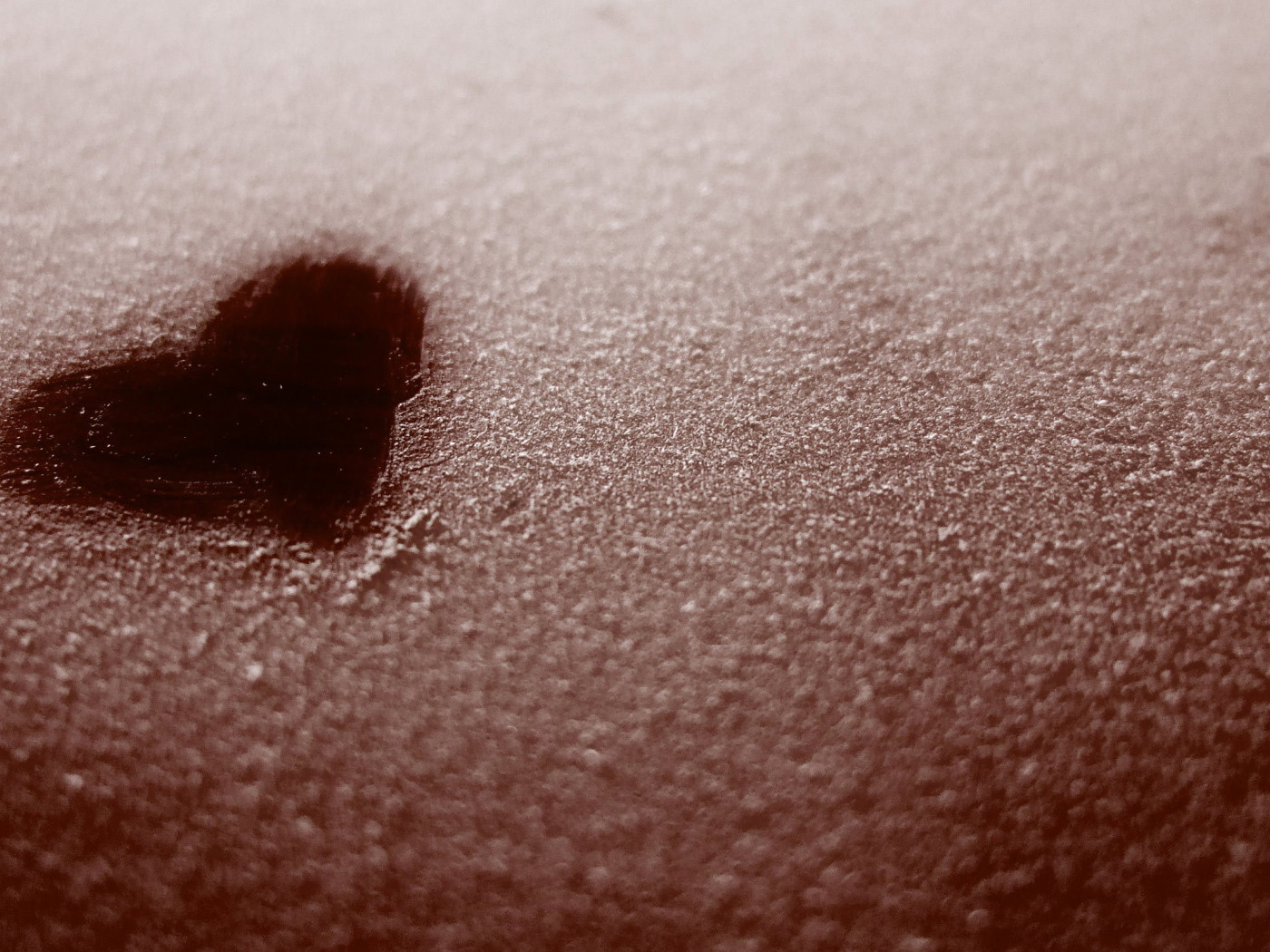 След на песке