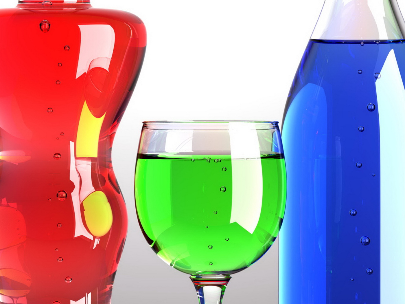 Разноцветные жидкости