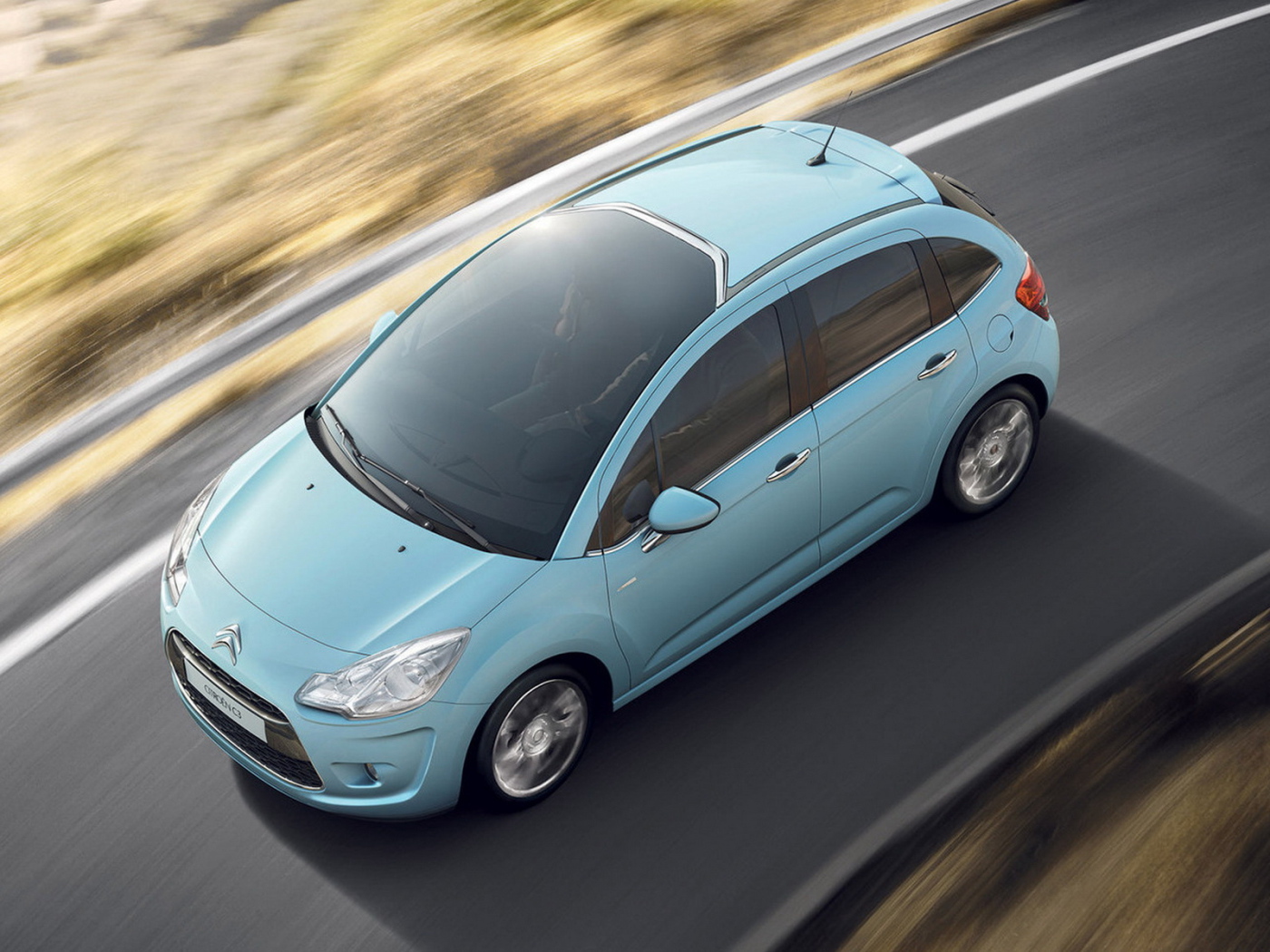 Ситроен С3 вид сверху