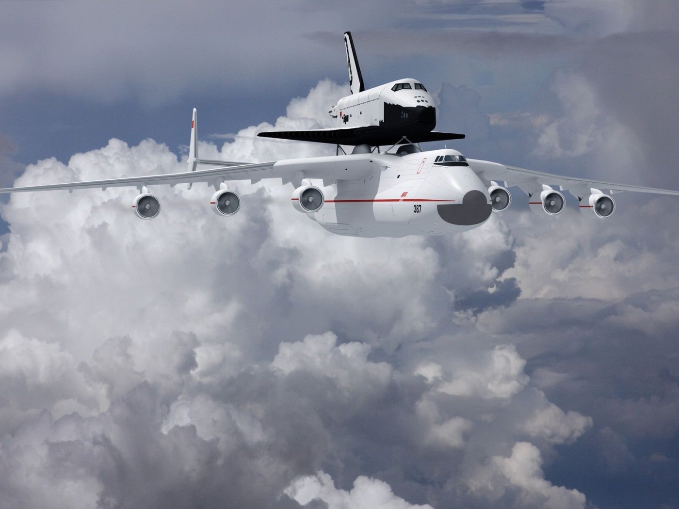 Ан-225 и буран