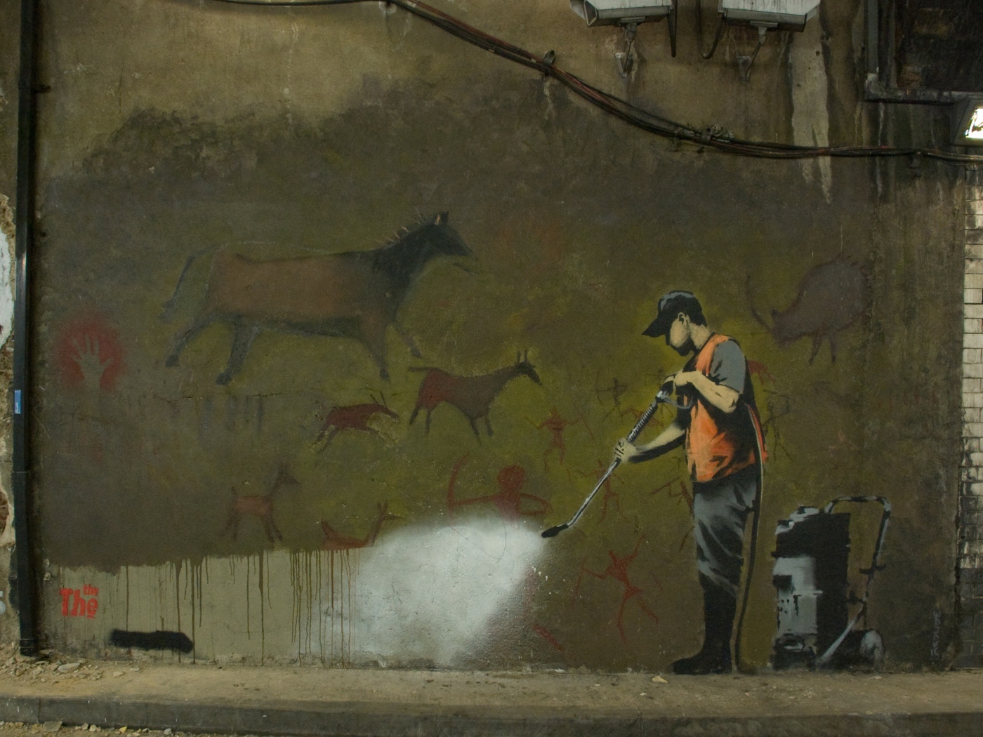 стрит арт Banksy