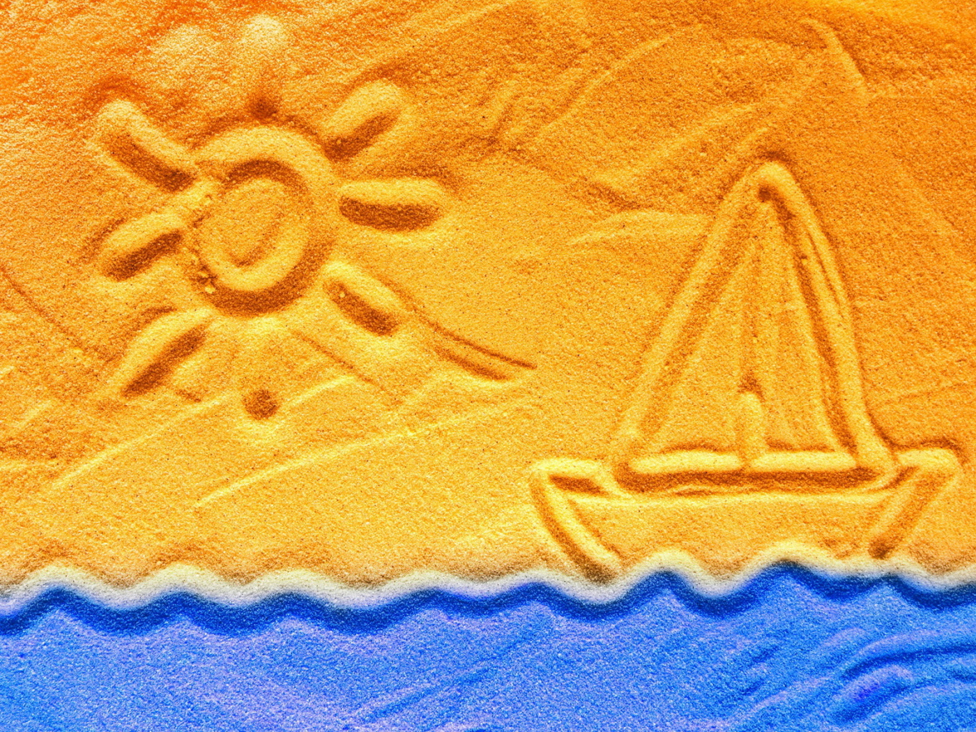 Песок и море