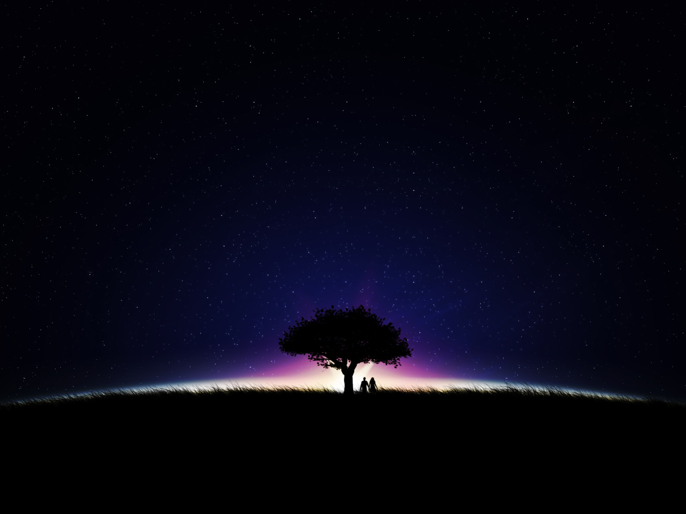 Звезды на ночном небе