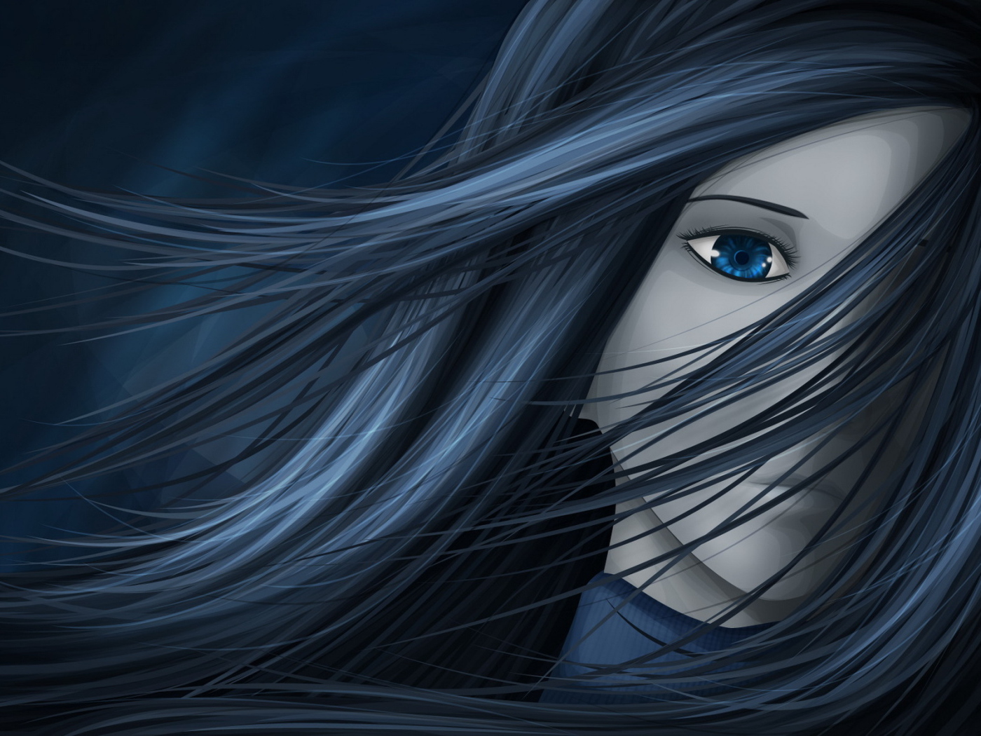 Голубоглазая девица