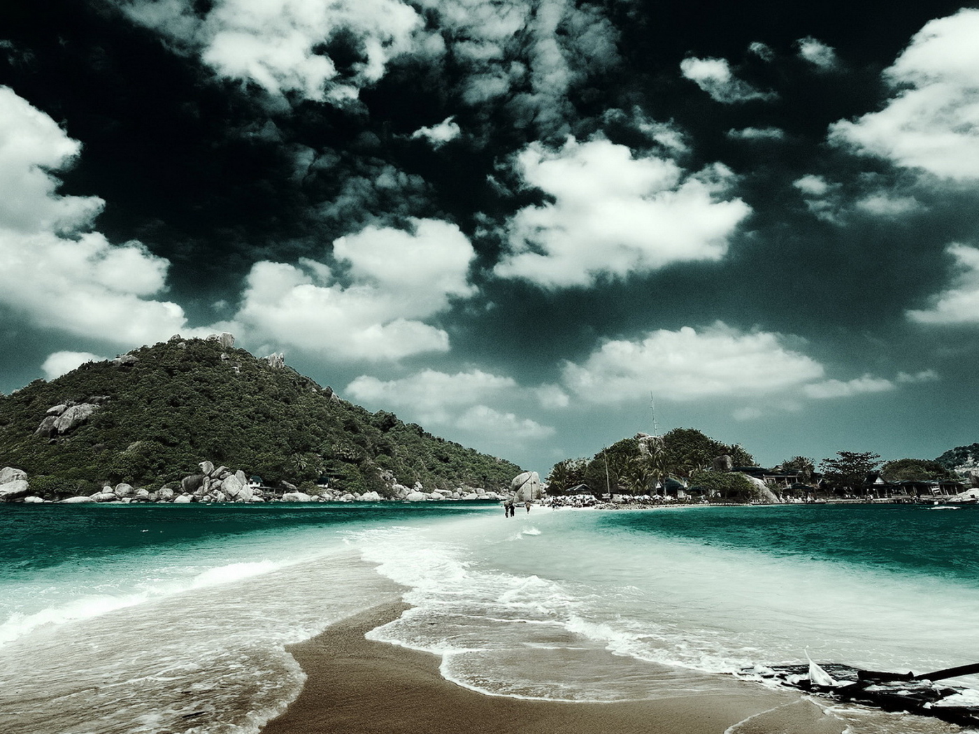 Мелководье между островами