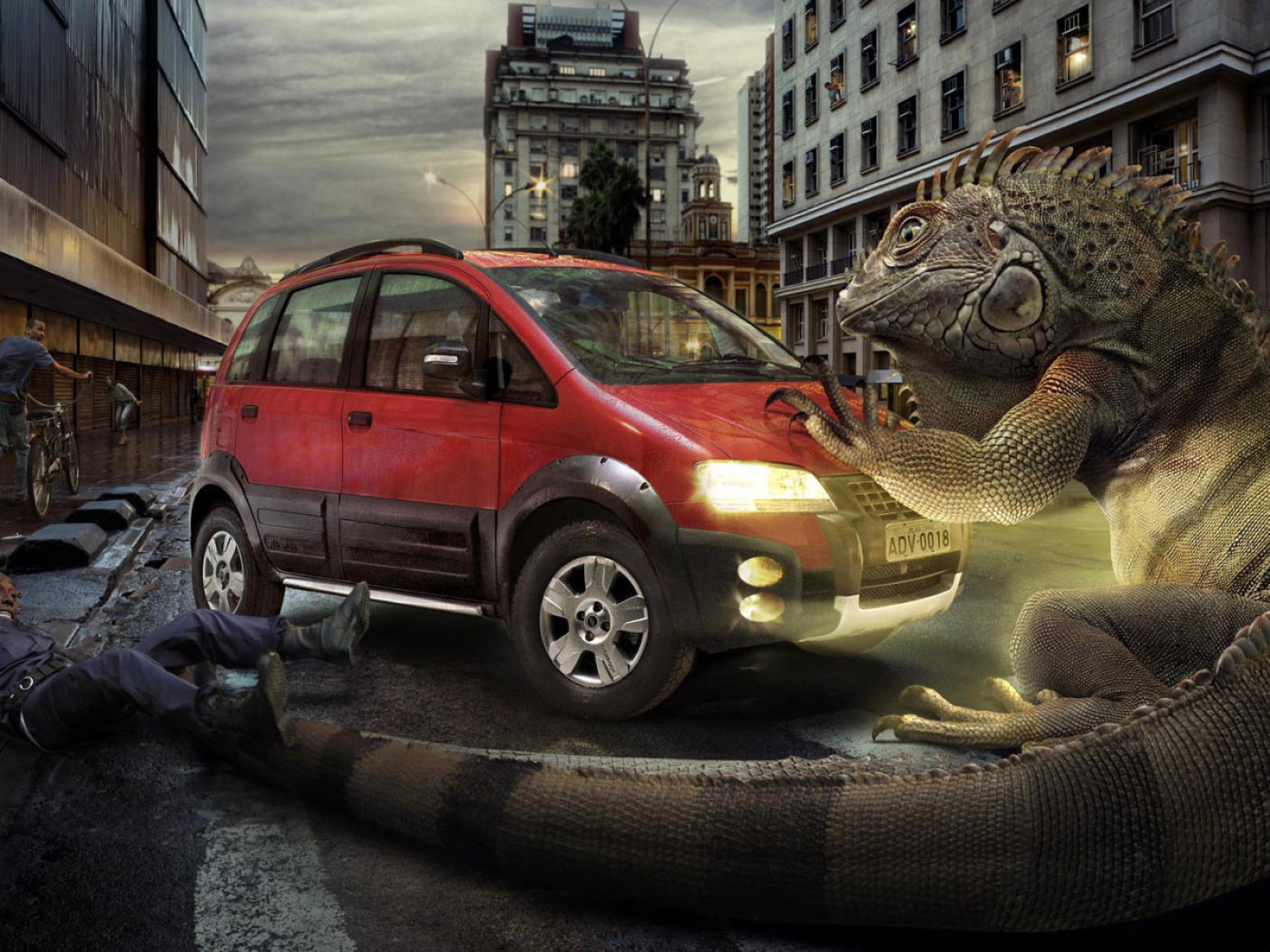 Нападение игуаны