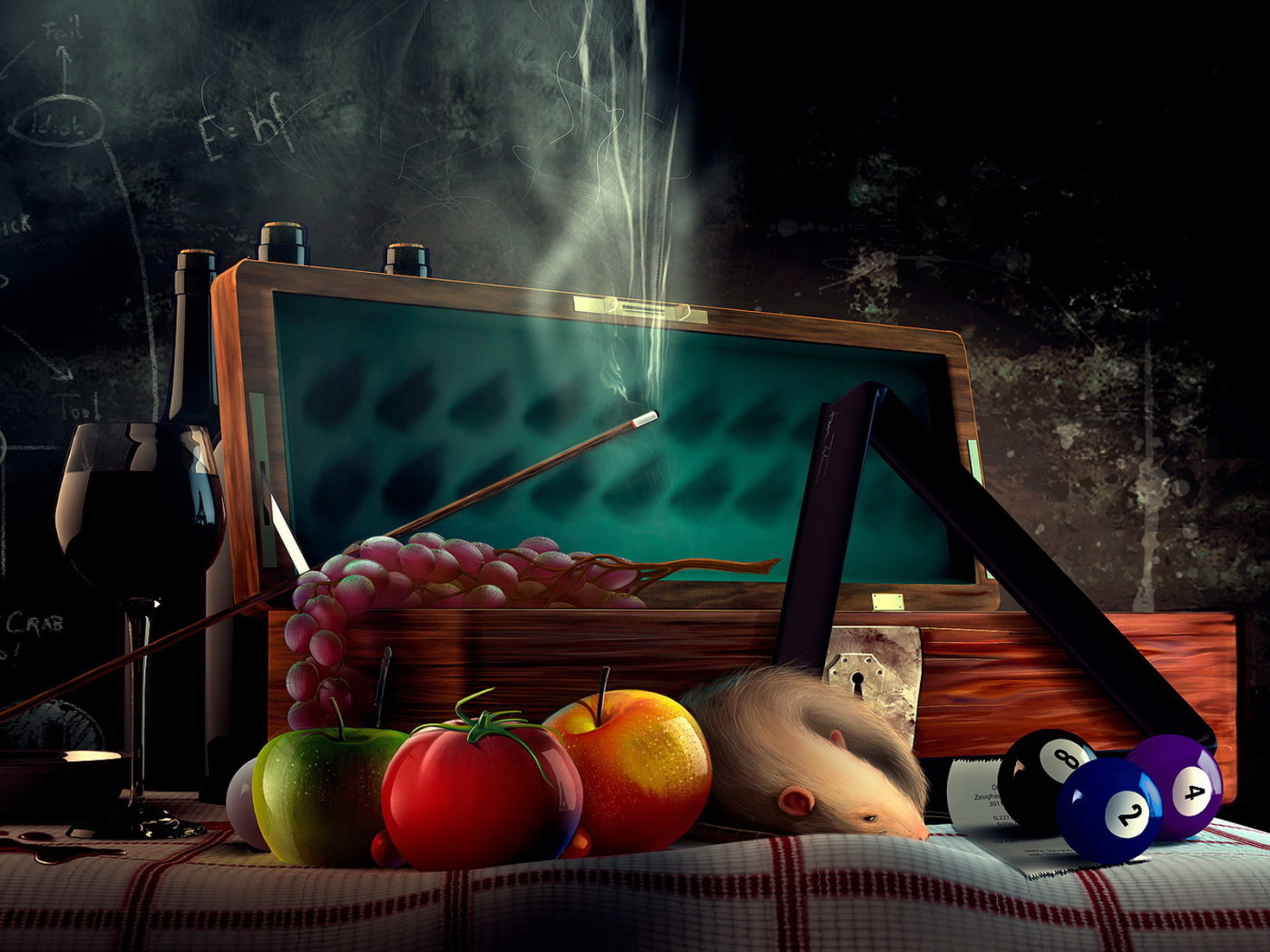 Необычный натюрморд