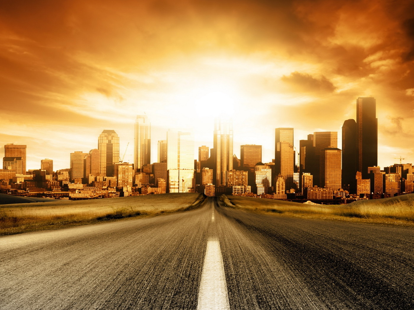 Дорога в город