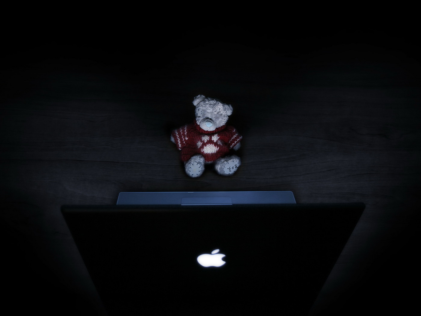 Мишка и ноутбук