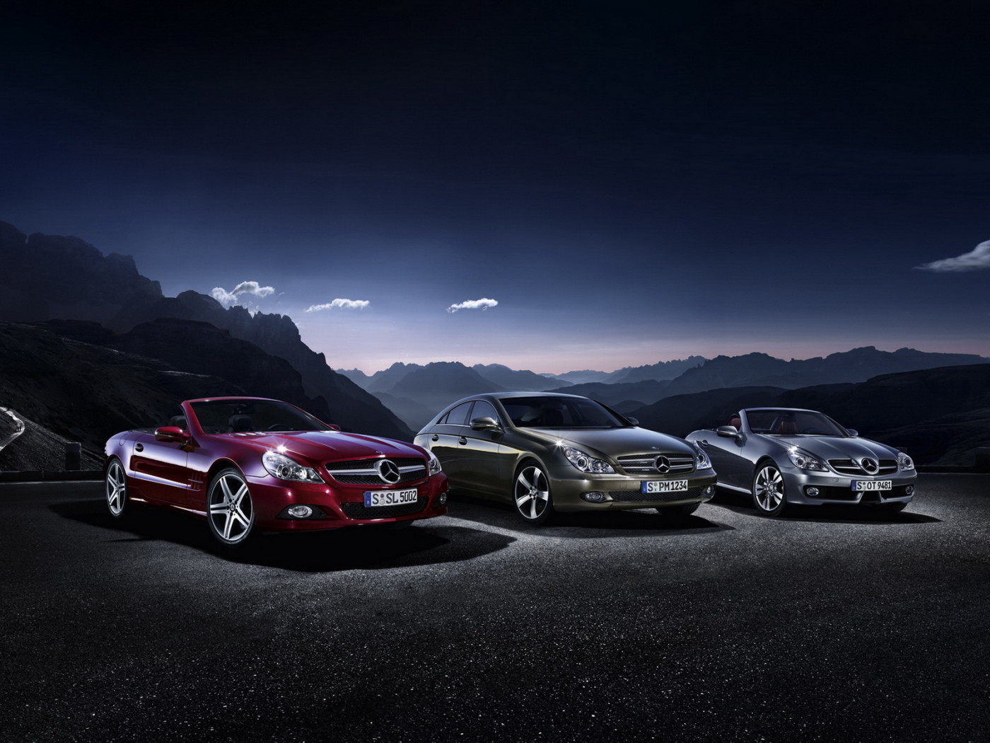 разные Mercedes-Benz