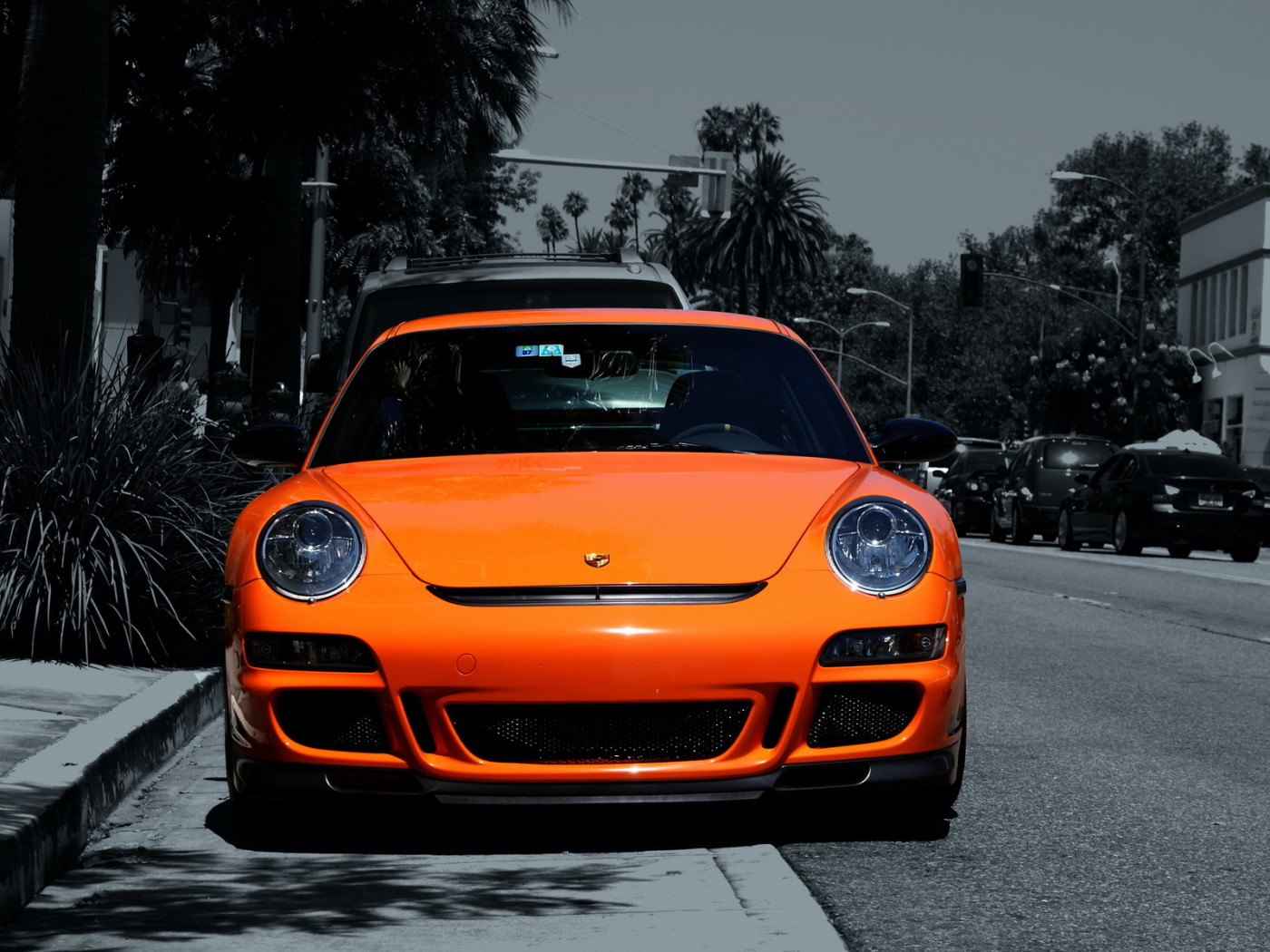 Porsche 911 Orange