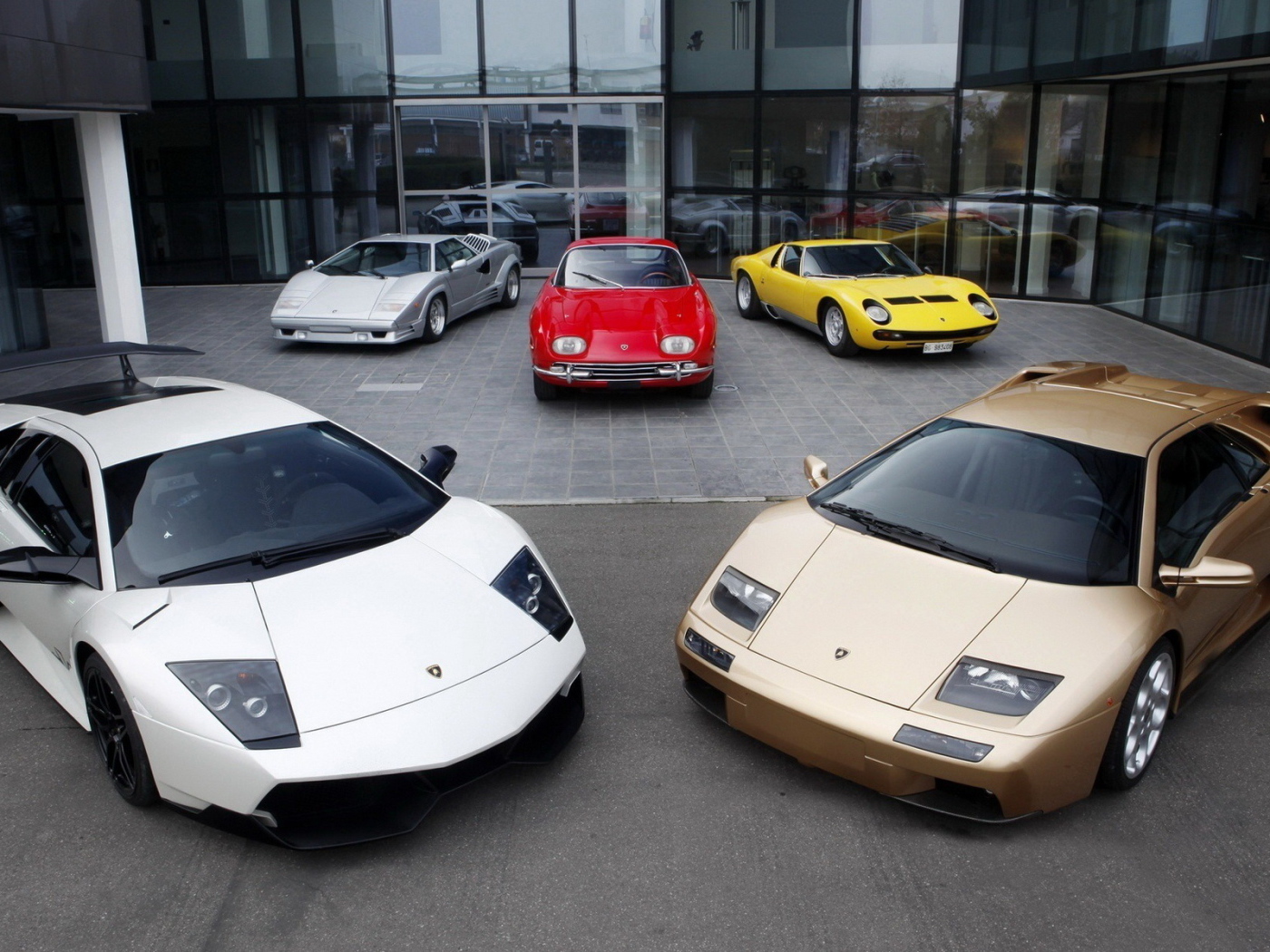 Different Lamborghinis
