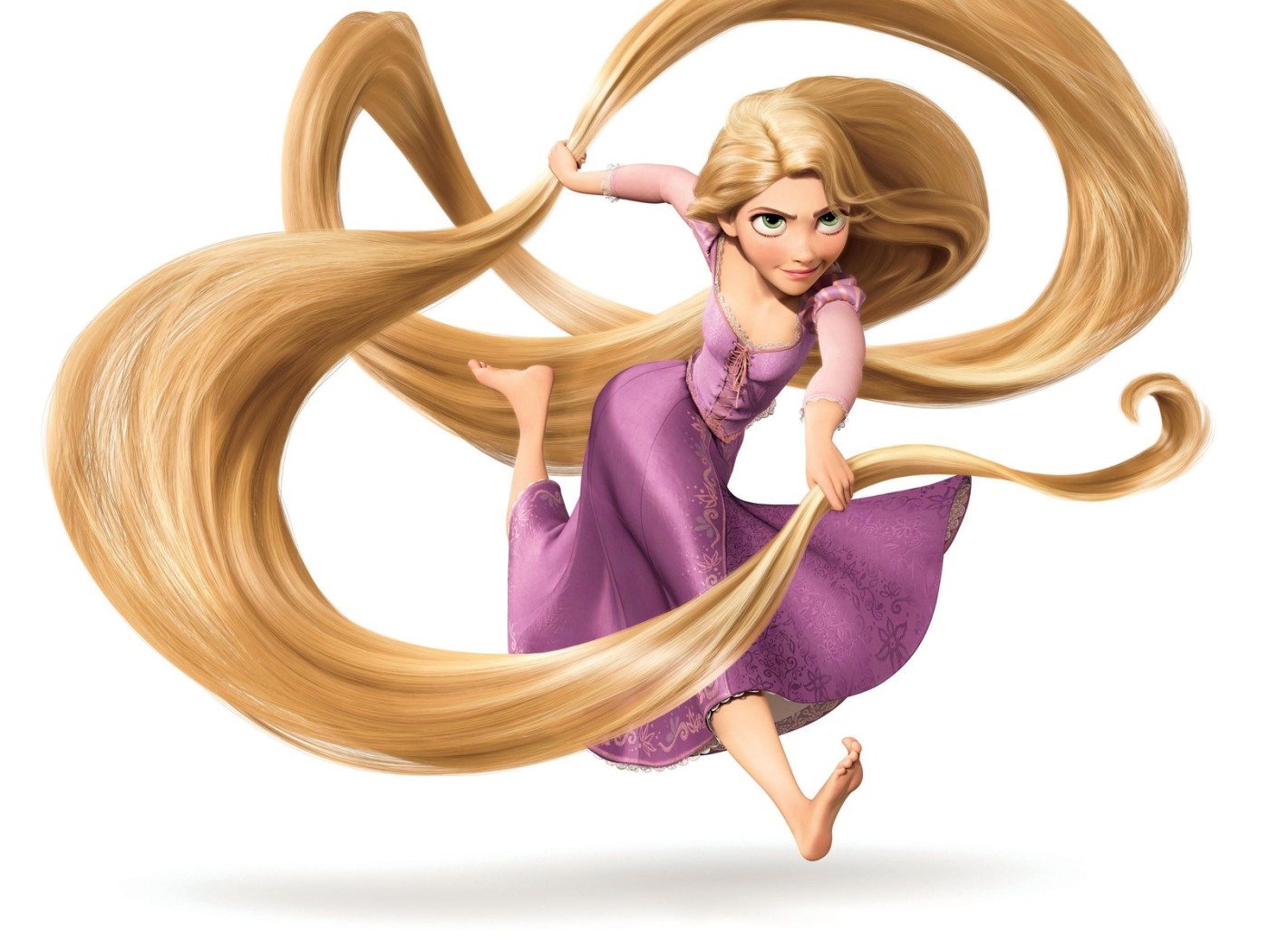 «Рапунцель: Запутанная история», длинные волосы