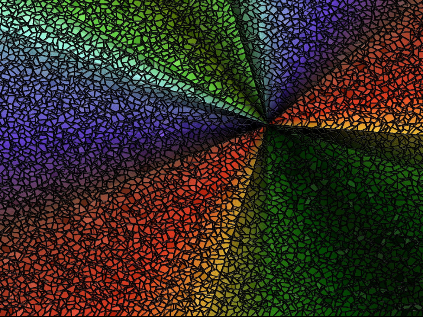 Радужная мозаика