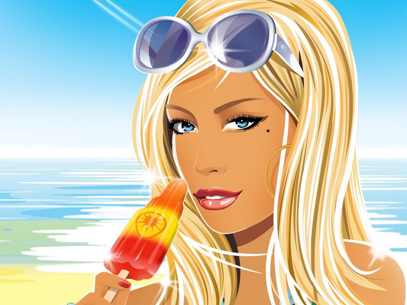 Девушка с мороженным