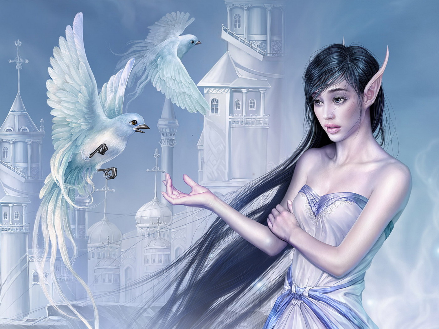 Эльфийская девушка