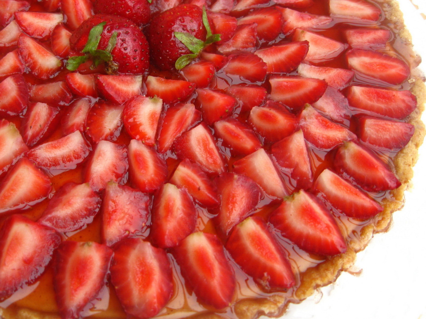 Клубничный пирог