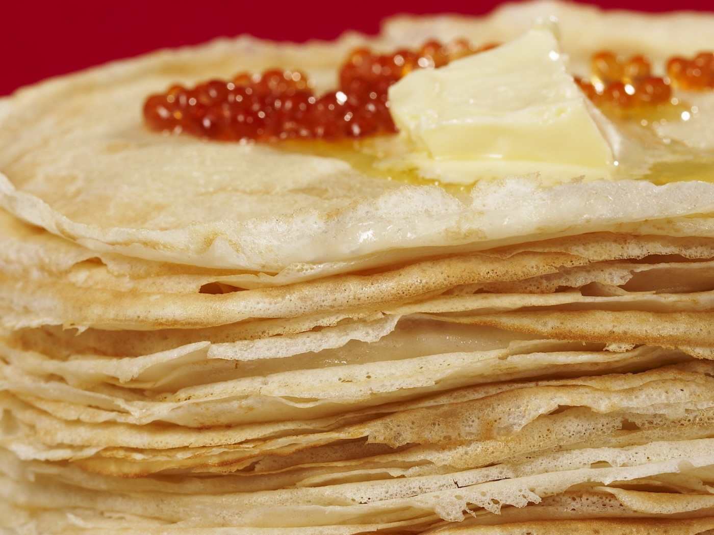 Блинчики с икрой