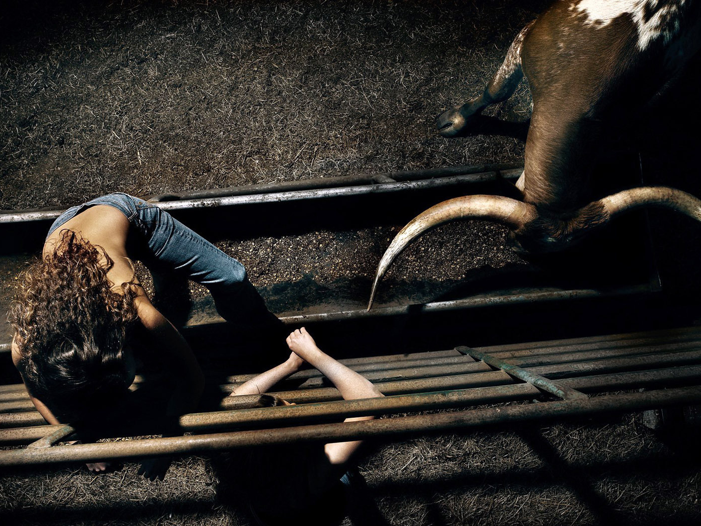 Бык и девушка