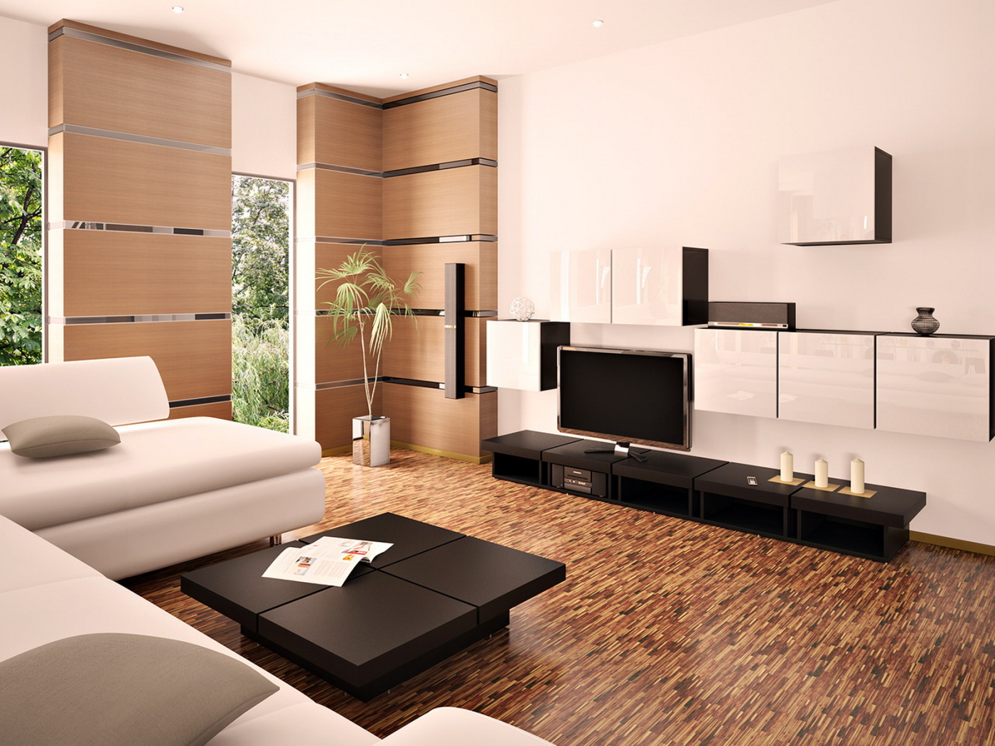 Гостиная в стиле модерн