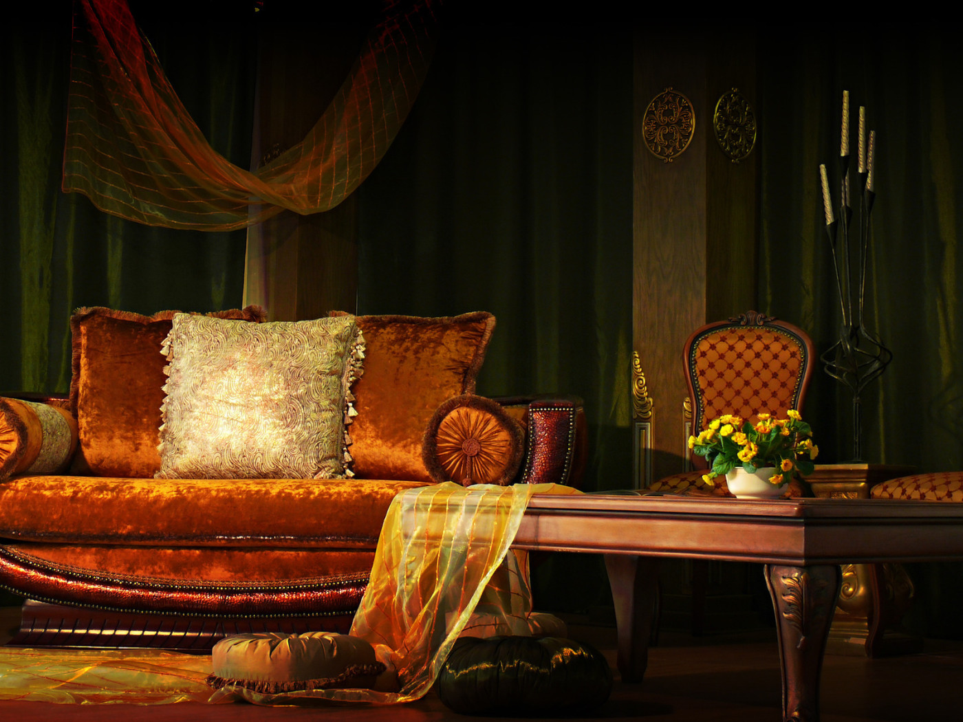 Королевский интерьер