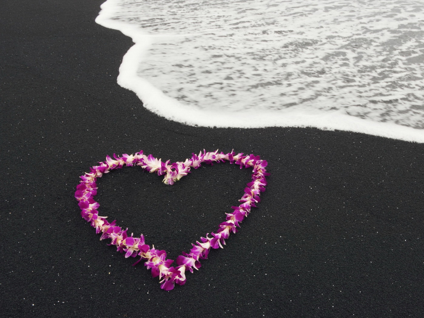 Сердце из цветов