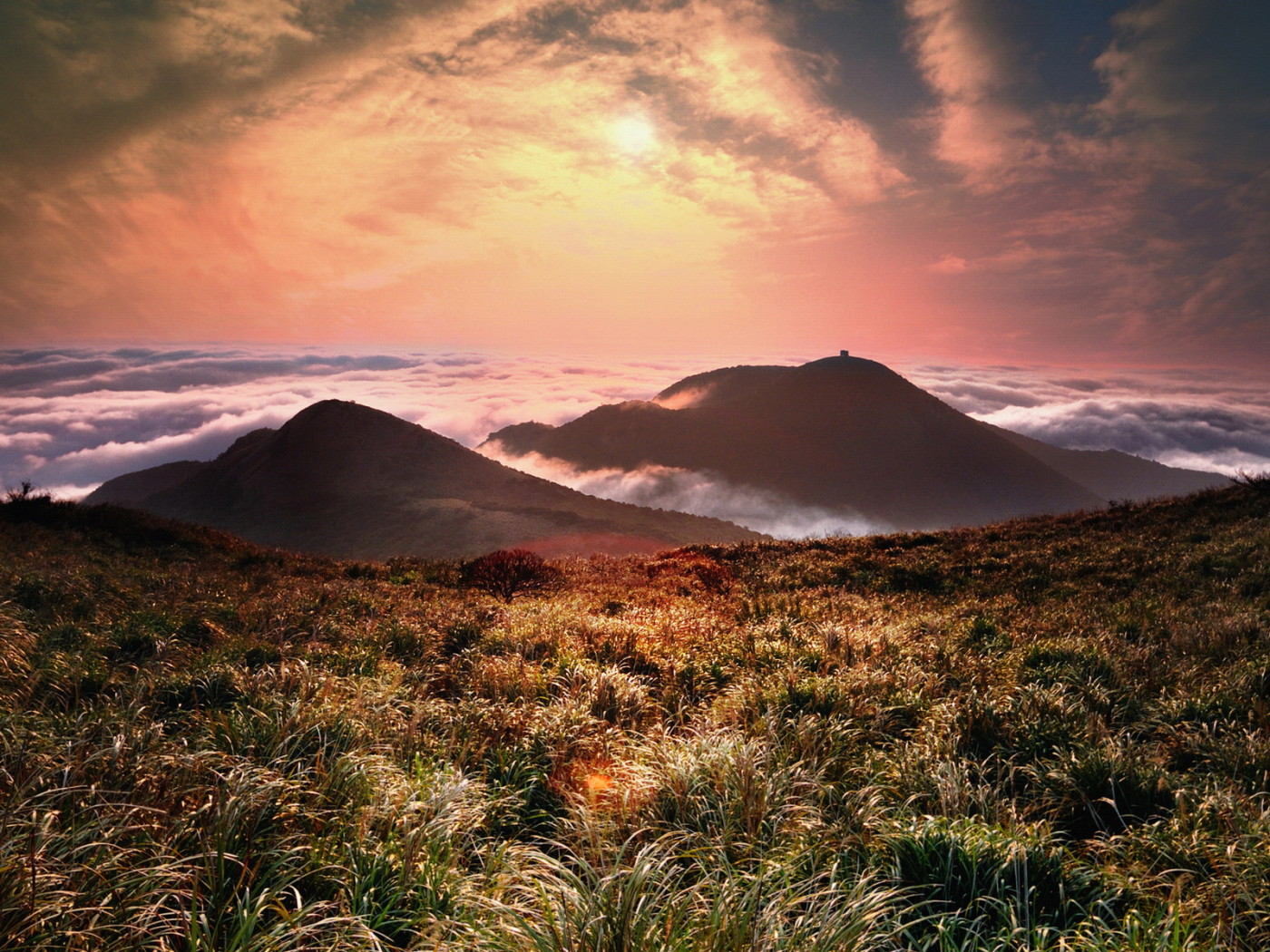 Горы и туман