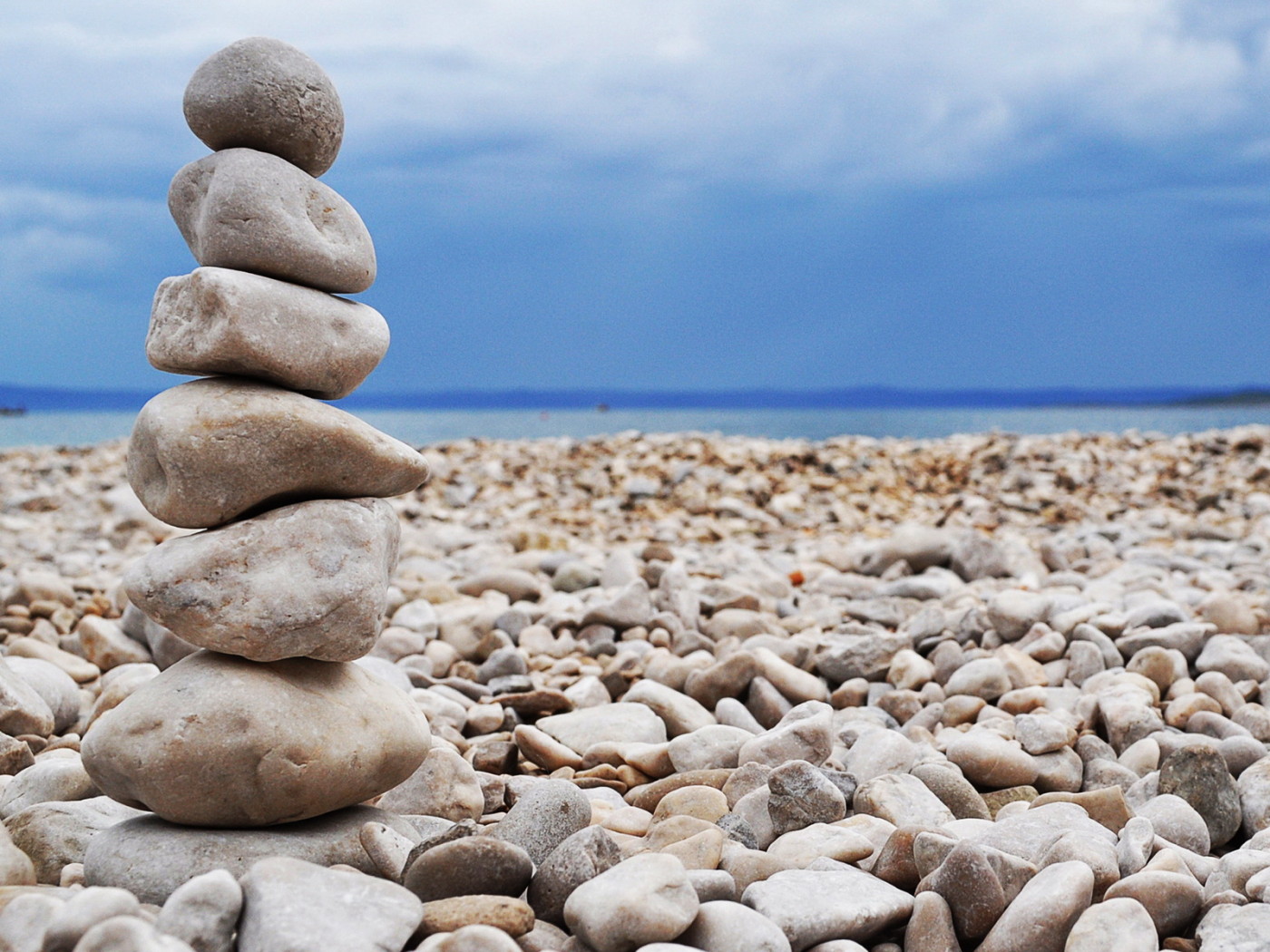 Крупная галька