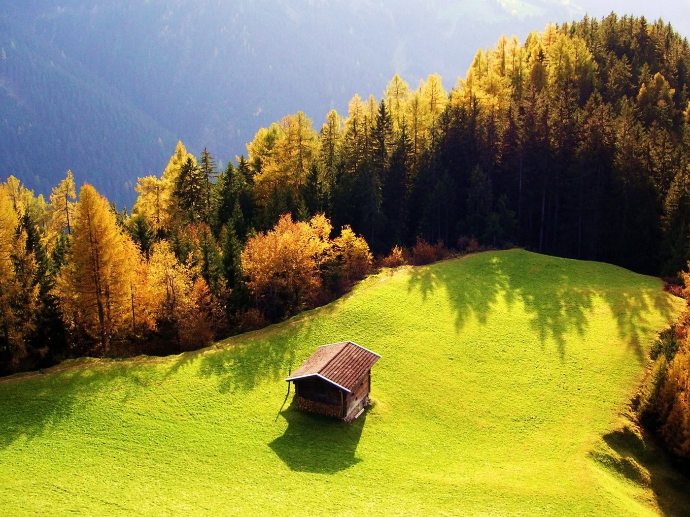 Сарай на горе