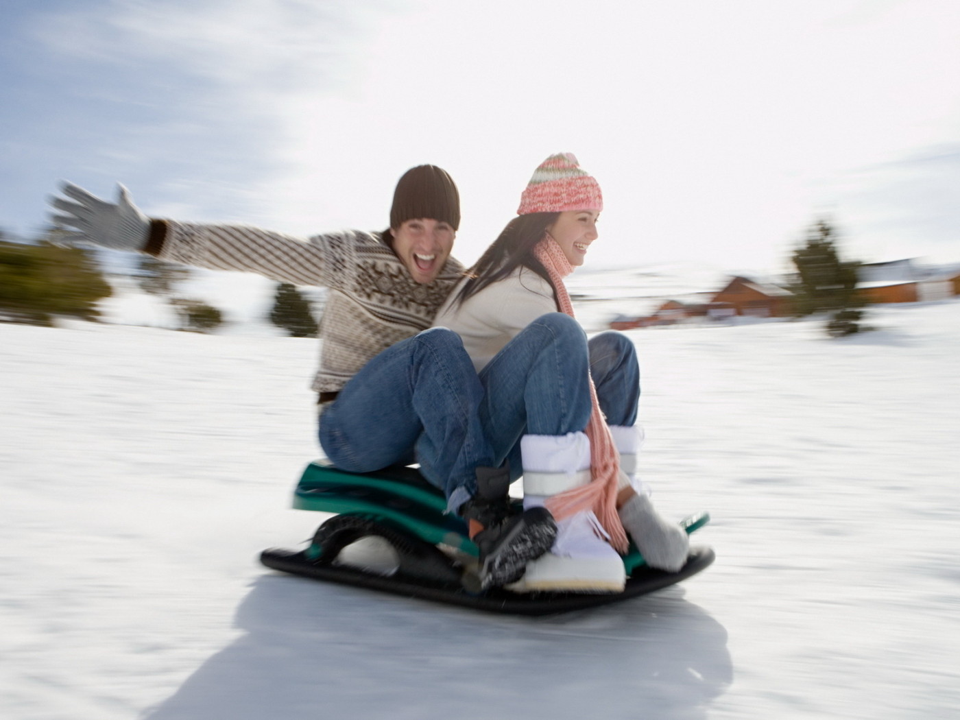 Катание на санках