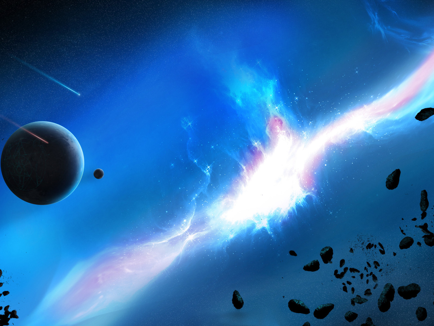 Планета и астероиды