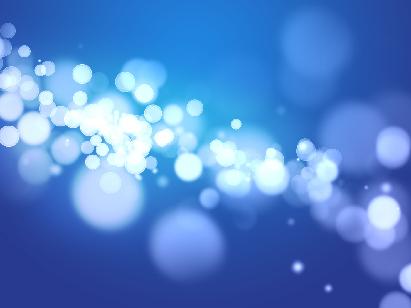 Блики на синем фоне