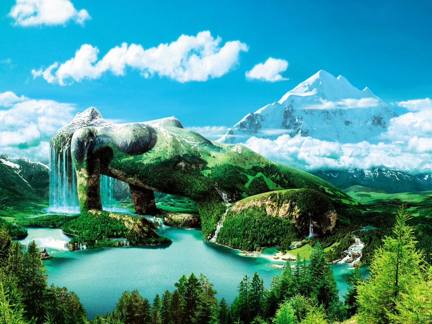 Девушка земля