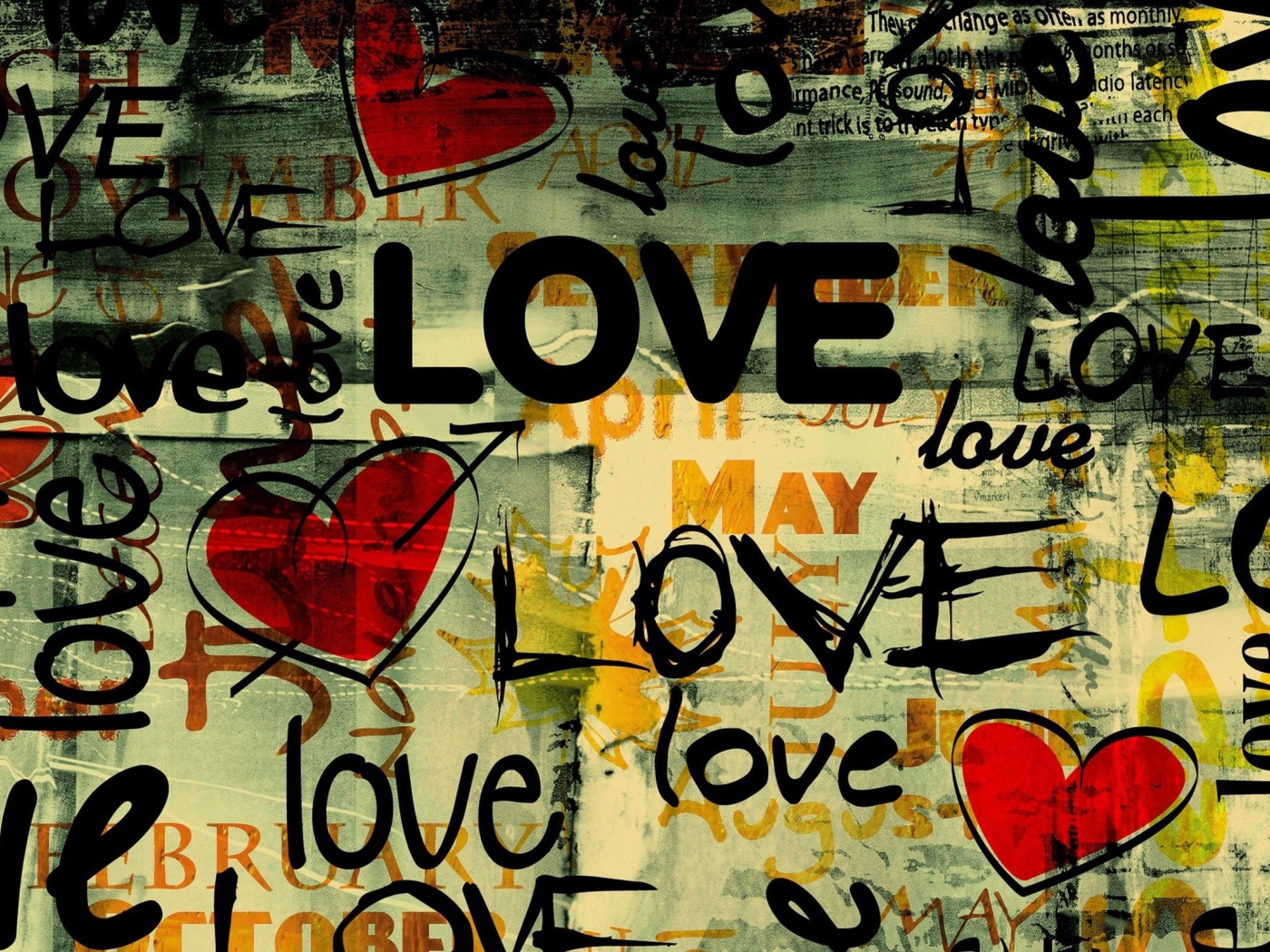 Любовь - граффити