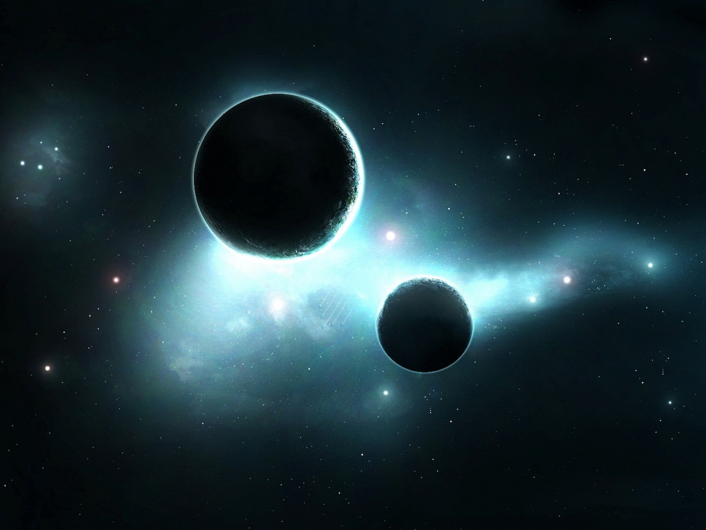 Планета и спутник