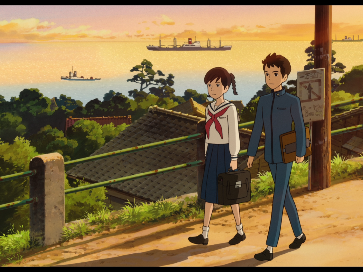 Миядзаки Со склонов Кокурико, парень и девушка