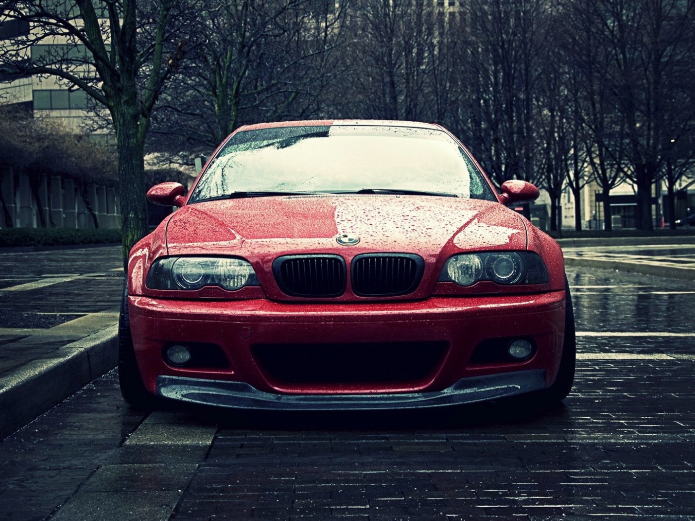 BMW E46 под дождем