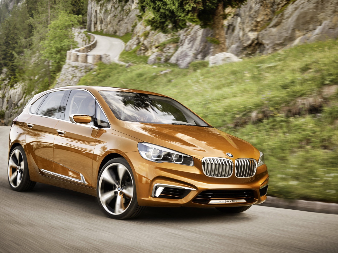 BMW Concept в дороге