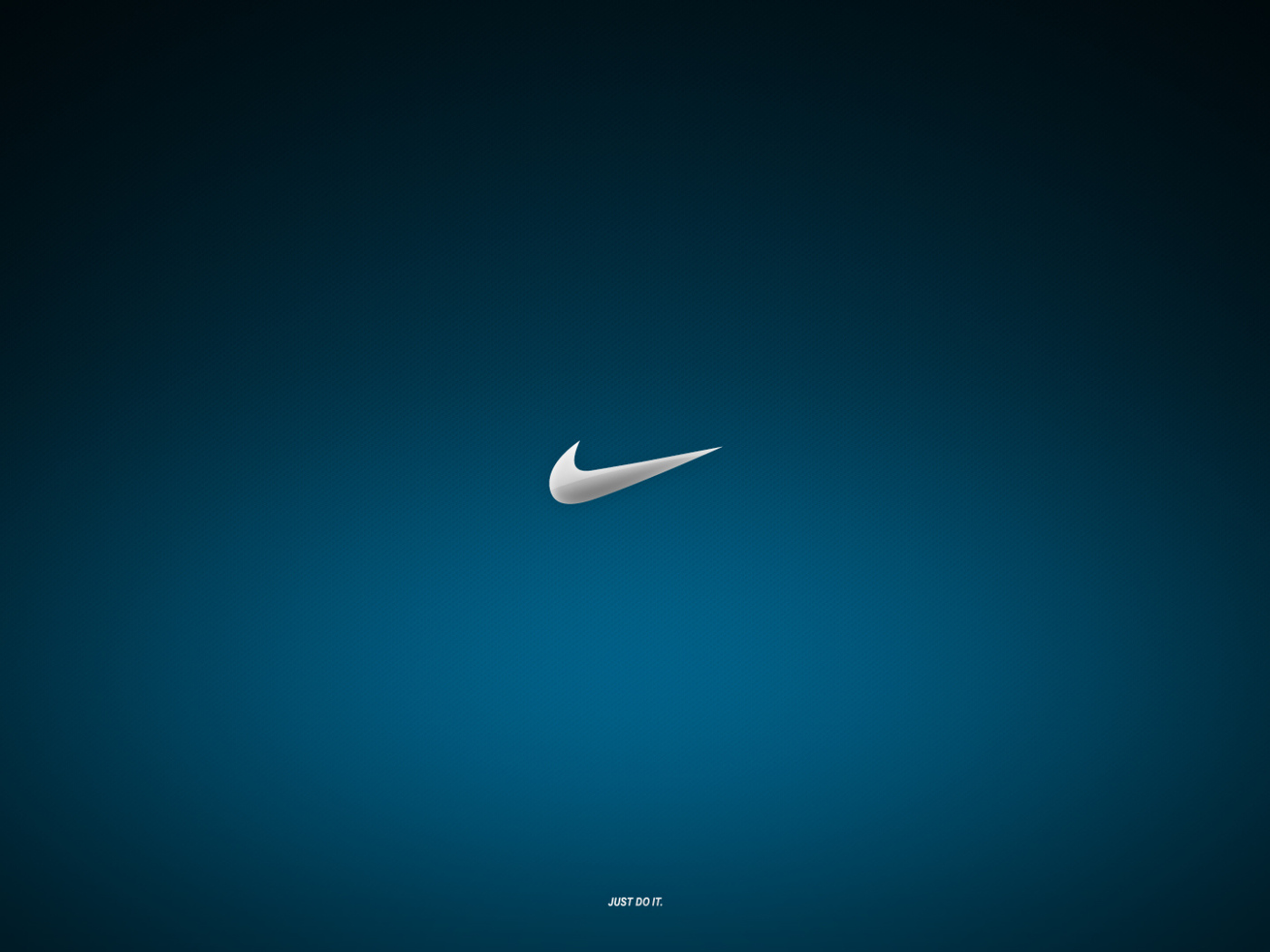 Blue Nike logo