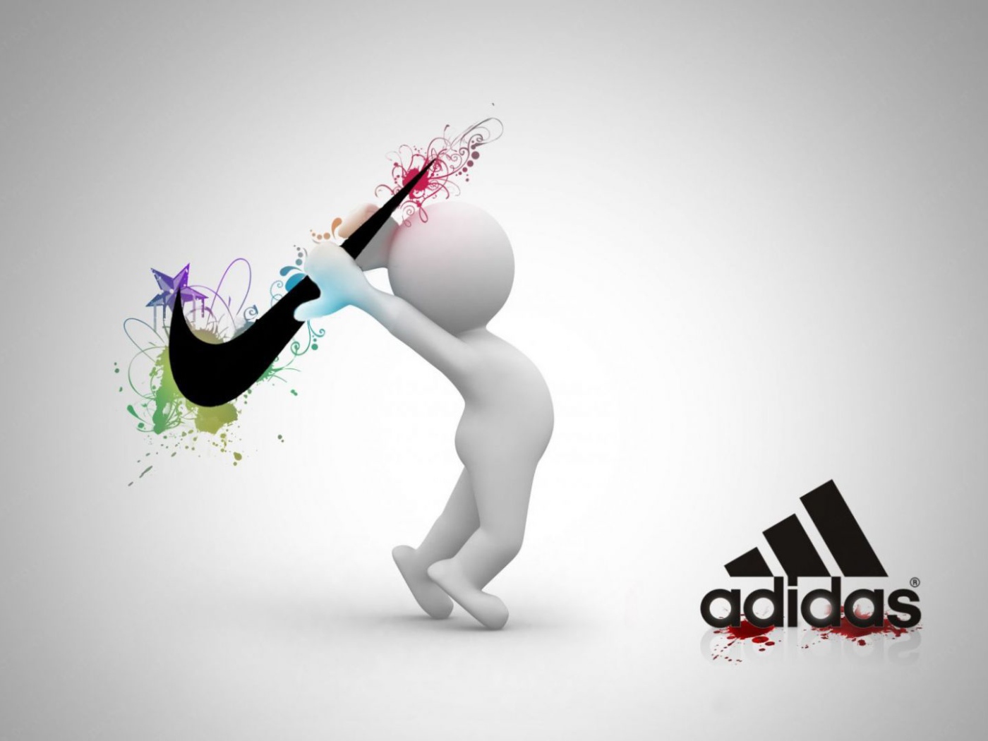 Nike борется с Adidas