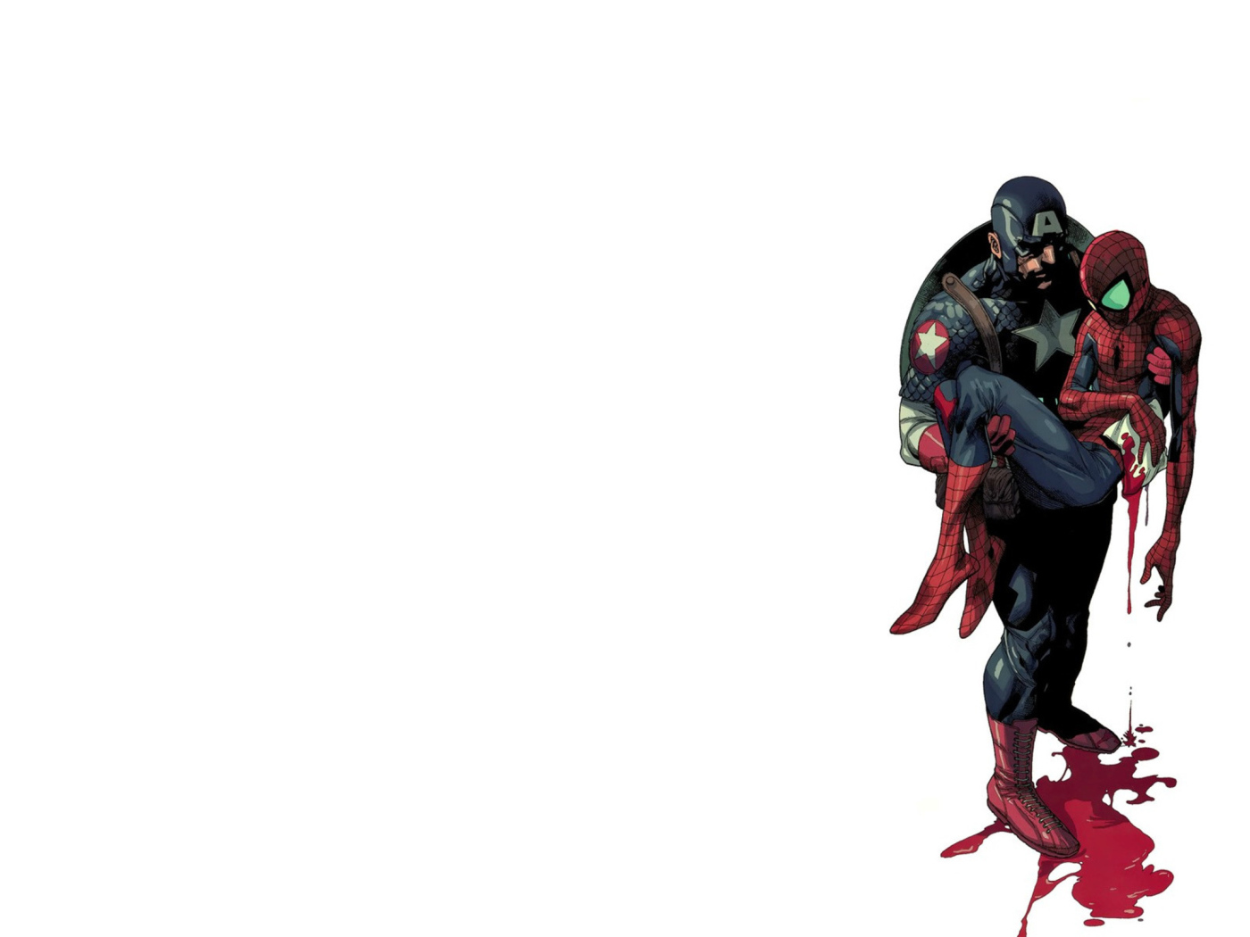 Капитан Америка и человек-паук