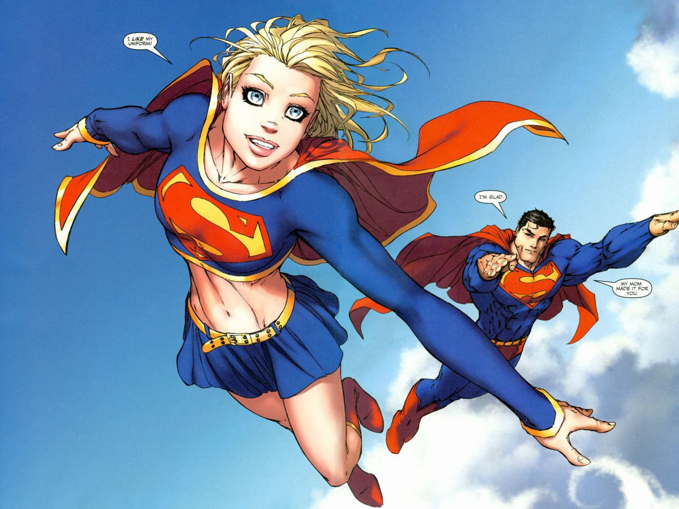 Супермен и супер девушка