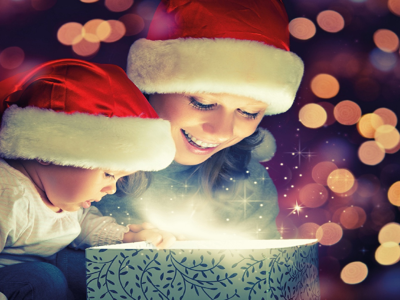 Распаковка волшебного подарка на рождество