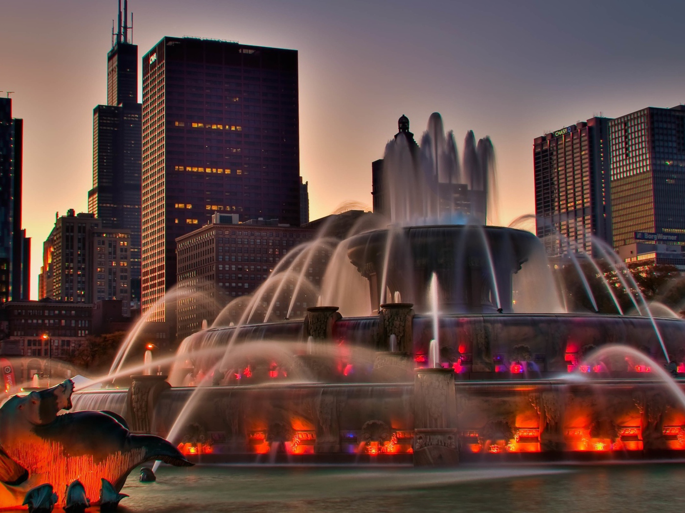 Каскадный фонтан