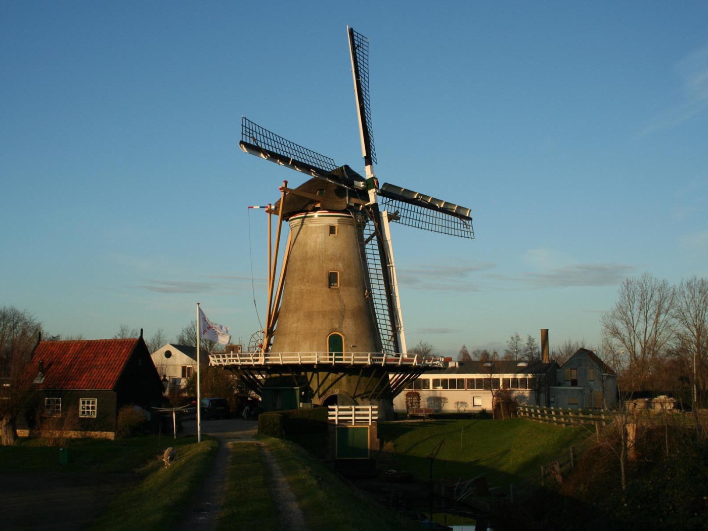 Ветреная мельница в Голландии