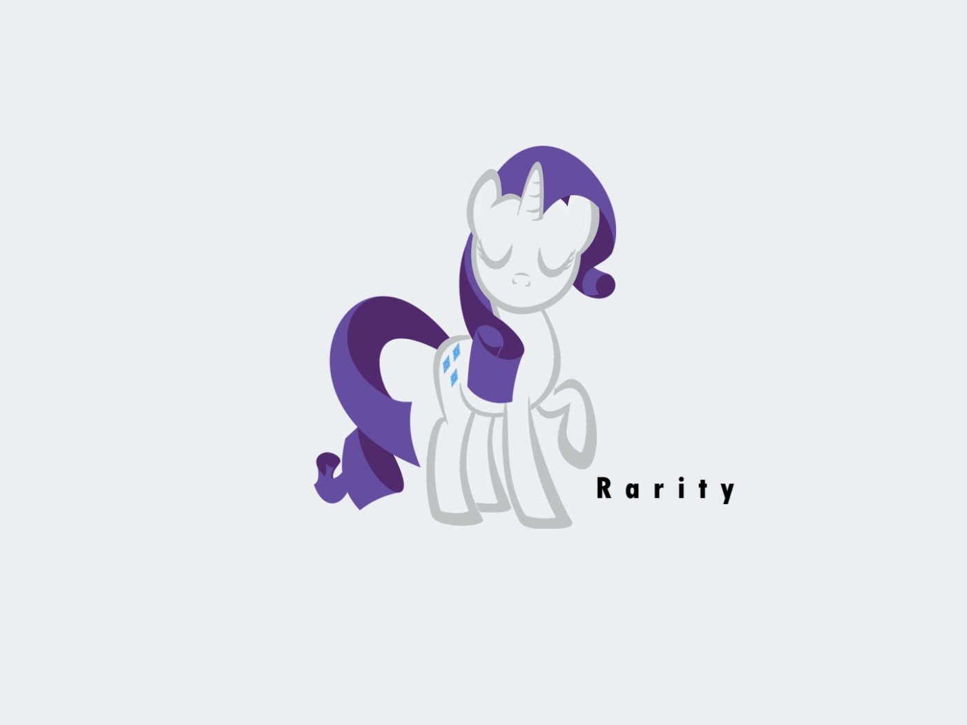 Маленькая лошадка с лентой