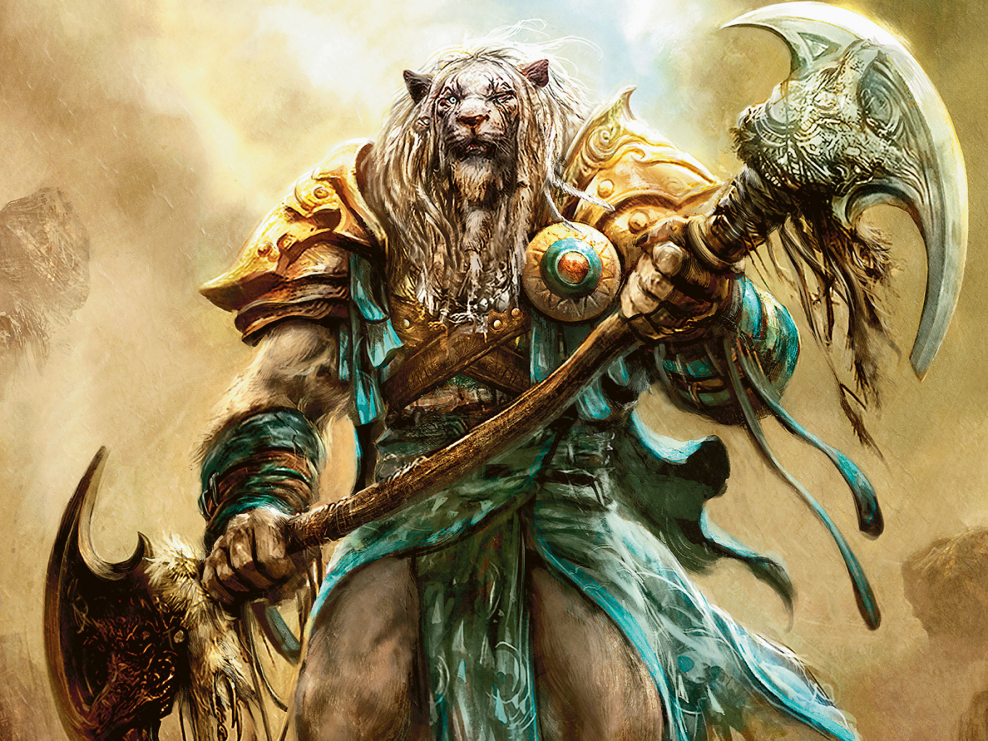 Человек с головой льва