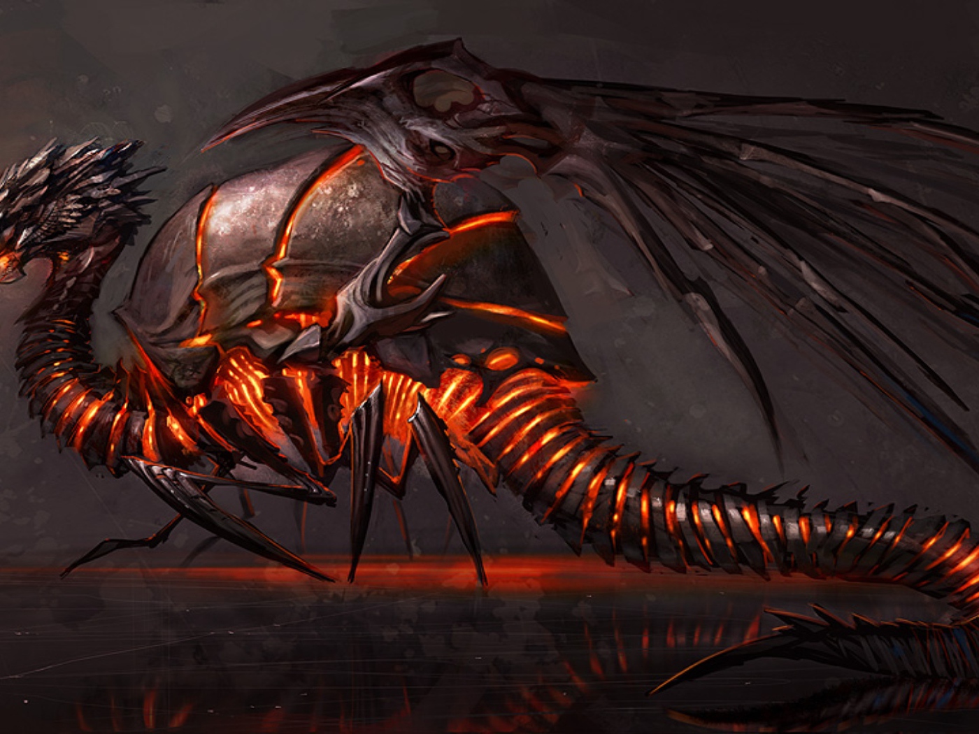 Дракон с панцирем