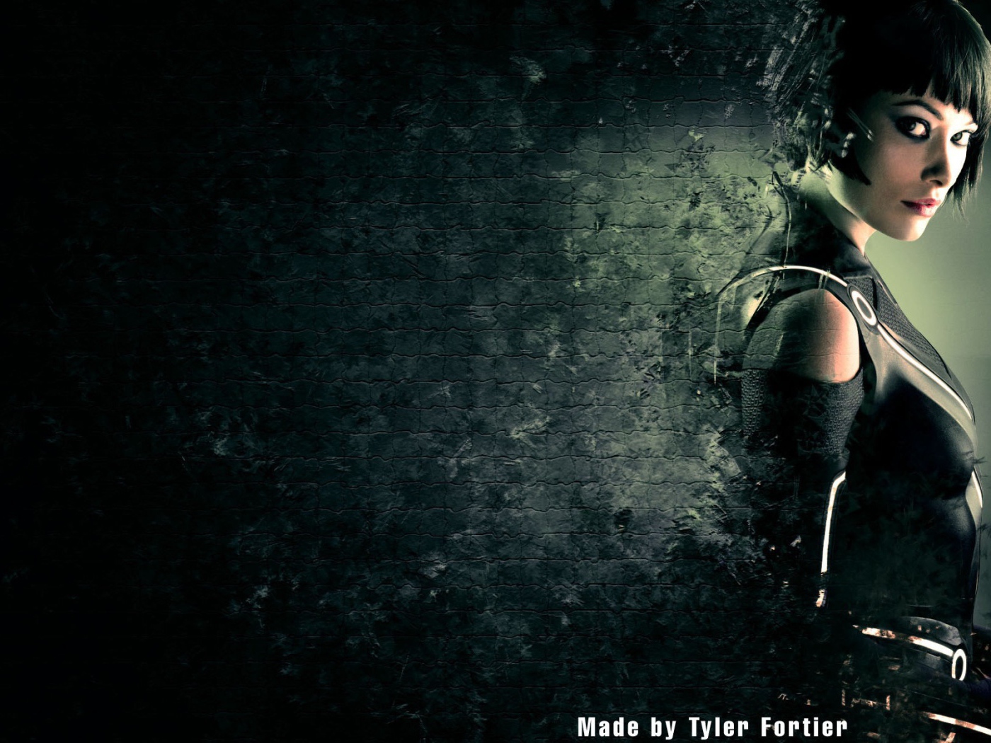 Фантастическая девушка в черном